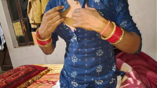 Bengali Aunty With Nephew Boobs Sucking And Standing Style Fucked Her Pussy