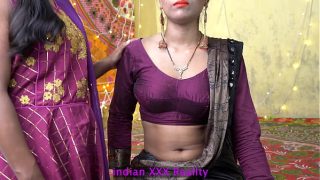 Big Boobs Bihari Aunty Banged Along With Maid