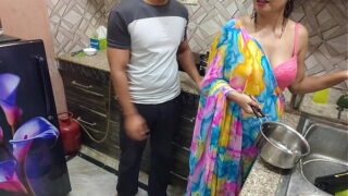 Indian  Aunty Fucking First Time Anal Hard Fucking by Her Nephew in kitchen