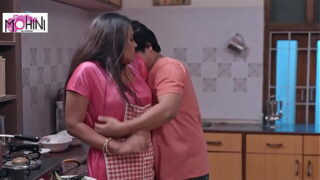Indian beautiful mature aunt get fucks by horny stepson
