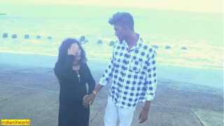 Indian Tamil Horny Auntie Fucking Wet Pussy By Nephew In Outdoor