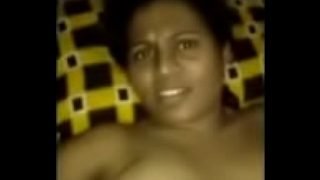 Tamil wife ramya sex with her husband her husband’s takes selfie in bed.